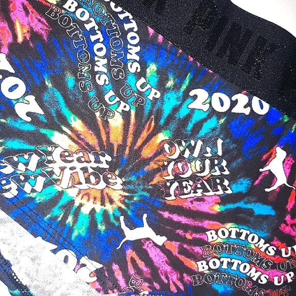 NWT VICTORIA'S SECRET PINK Tie Dye 2020 Boyshorts - Picture 4 of 9
